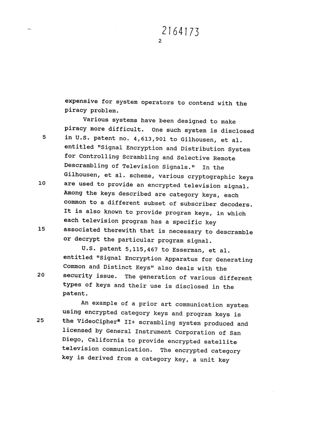 Canadian Patent Document 2164173. Description 19960424. Image 2 of 27