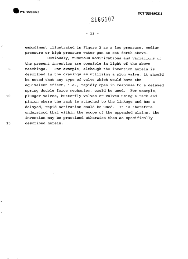 Canadian Patent Document 2166107. Description 19950105. Image 11 of 11