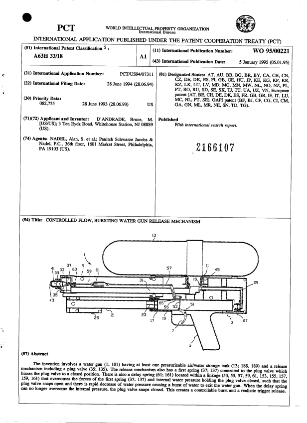Document de brevet canadien 2166107. Abrégé 19950105. Image 1 de 1