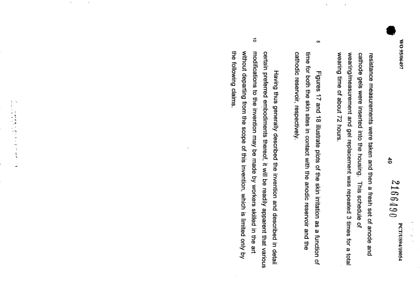 Canadian Patent Document 2166490. Description 20031121. Image 52 of 52