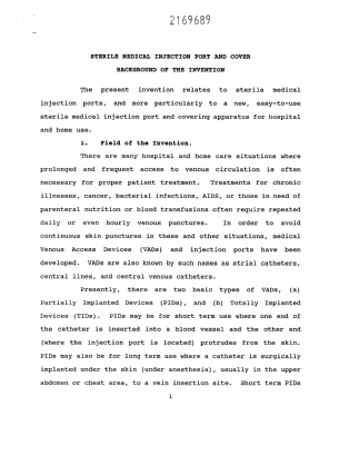 Canadian Patent Document 2169689. Description 19960216. Image 1 of 18