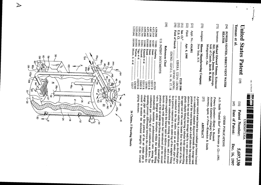 Canadian Patent Document 2170125. Prosecution Correspondence 19990121. Image 1 of 1