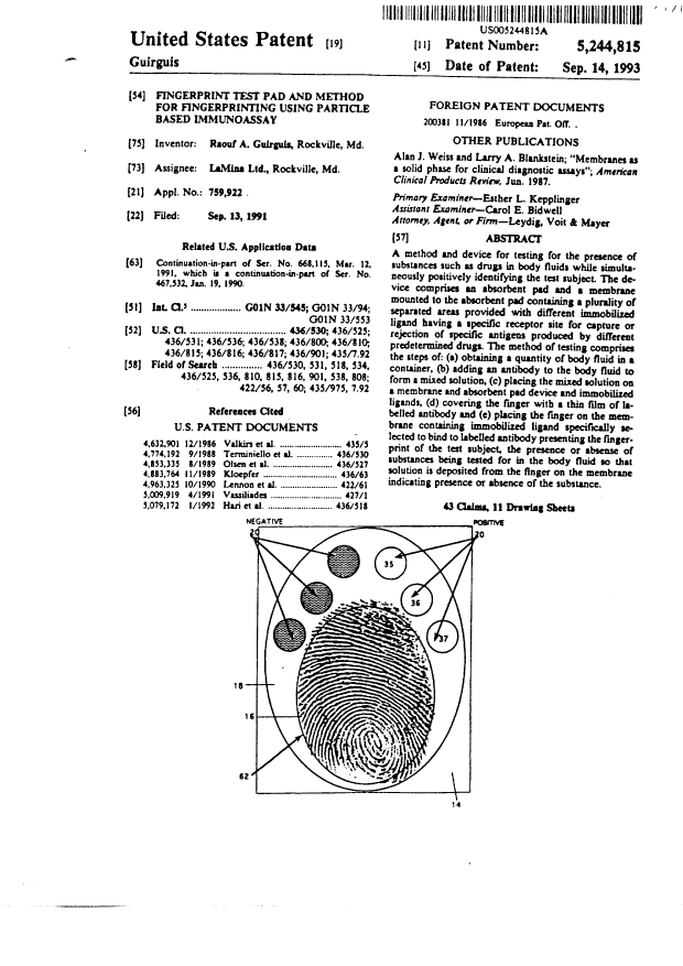 Canadian Patent Document 2174140. Prosecution-Amendment 19961001. Image 2 of 3