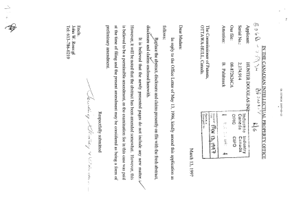 Document de brevet canadien 2174914. Poursuite-Amendment 19961213. Image 1 de 1