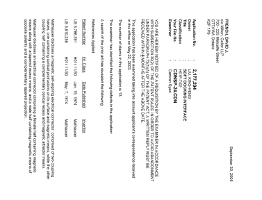 Canadian Patent Document 2177204. Prosecution-Amendment 20041230. Image 1 of 2