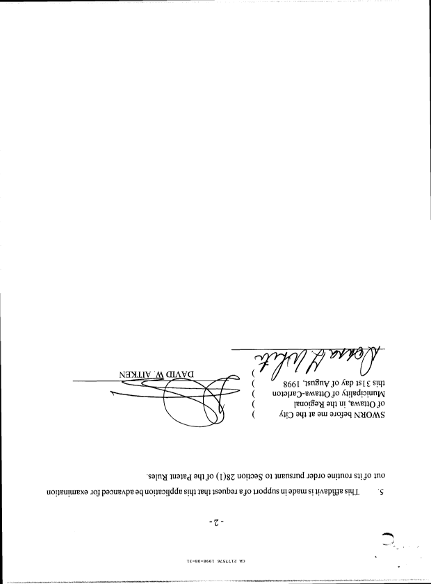 Canadian Patent Document 2177576. Prosecution-Amendment 19971231. Image 3 of 3