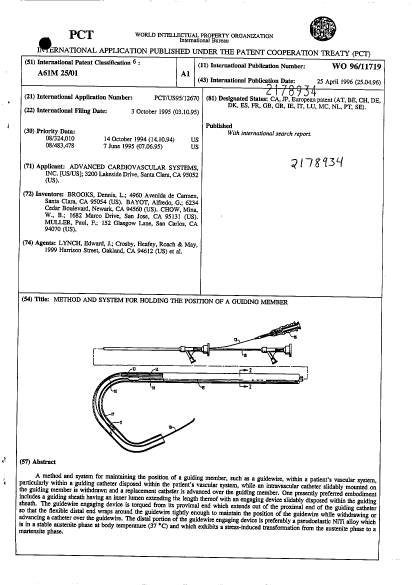 Document de brevet canadien 2178934. Abrégé 19960425. Image 1 de 1