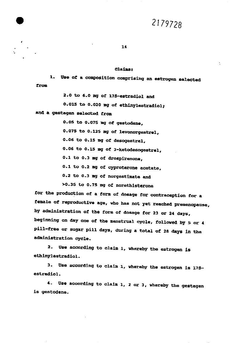 Document de brevet canadien 2179728. Revendications 19941229. Image 1 de 4