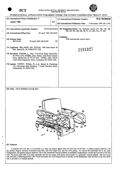 Document de brevet canadien 2181927. Abrégé 19951109. Image 1 de 1