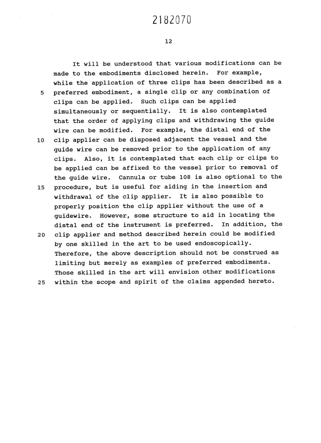 Document de brevet canadien 2182070. Description 19951225. Image 12 de 12