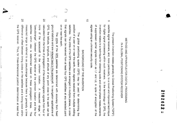 Canadian Patent Document 2182622. Description 19950914. Image 1 of 44