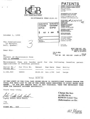 Document de brevet canadien 2186923. Taxes 19991001. Image 1 de 1