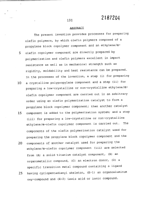 Document de brevet canadien 2187204. Abrégé 20020812. Image 1 de 1