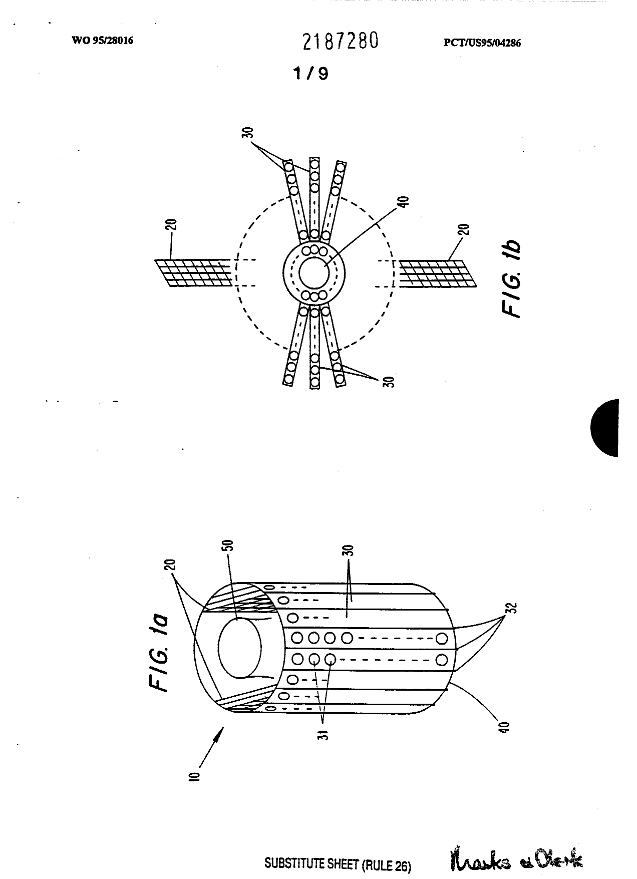 Canadian Patent Document 2187280. Drawings 19950407. Image 1 of 9