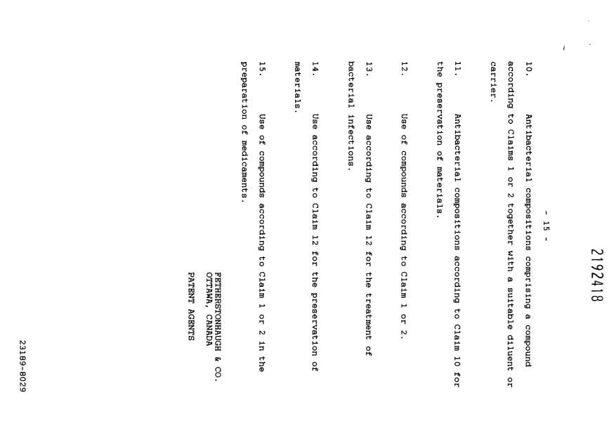 Document de brevet canadien 2192418. Revendications 19961209. Image 3 de 3