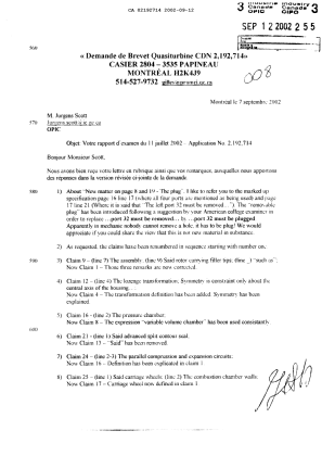 Document de brevet canadien 2192714. Poursuite-Amendment 20011212. Image 1 de 18