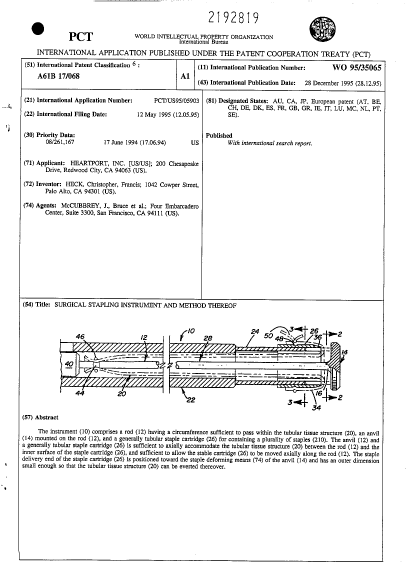Canadian Patent Document 2192819. Abstract 19941212. Image 1 of 1