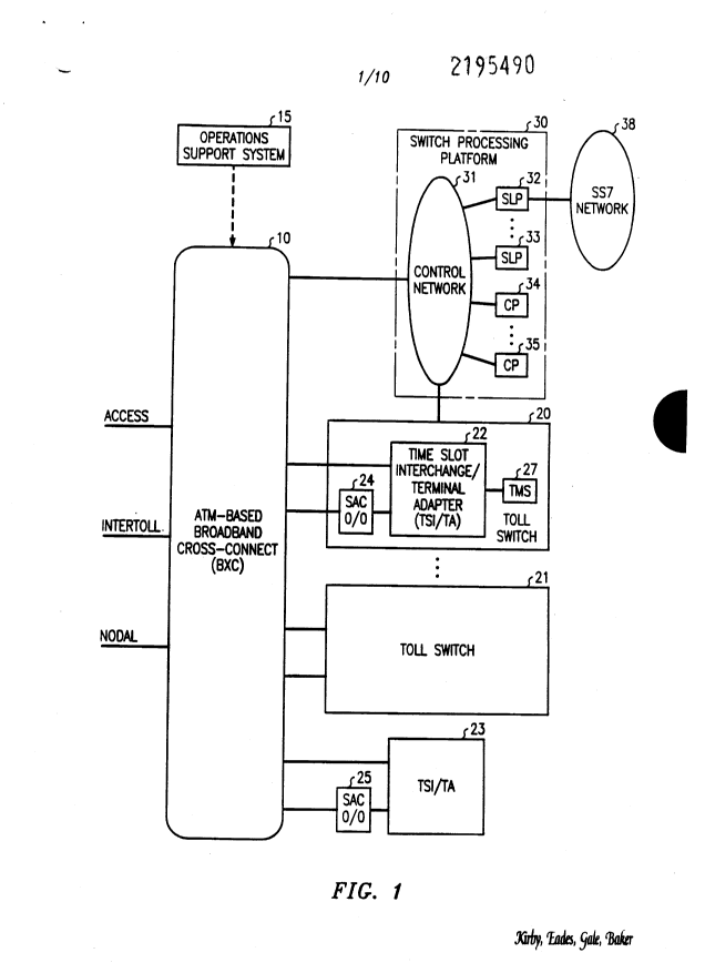 Document de brevet canadien 2195490. Dessins 19970502. Image 1 de 10