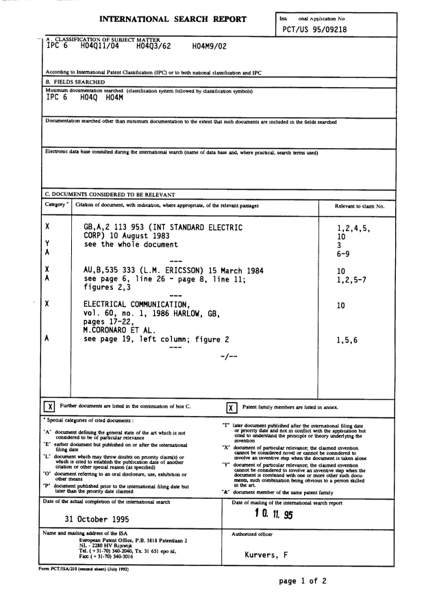 Document de brevet canadien 2195941. PCT 19961224. Image 1 de 14