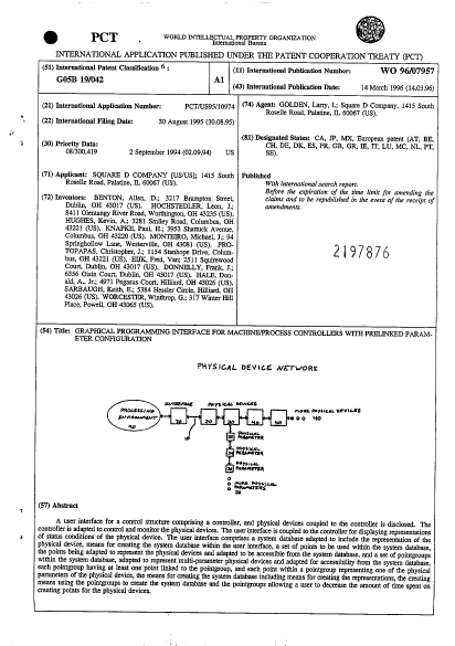 Canadian Patent Document 2197876. Abstract 19950830. Image 1 of 1