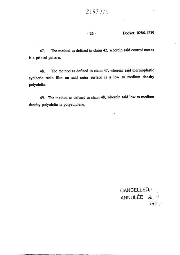 Canadian Patent Document 2197976. Prosecution-Amendment 20000623. Image 14 of 14