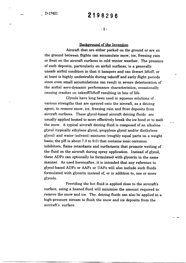 Canadian Patent Document 2198296. Description 20010307. Image 2 of 113