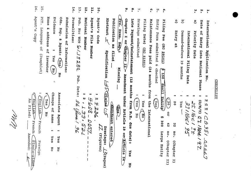 Canadian Patent Document 2199521. PCT 19970307. Image 1 of 87
