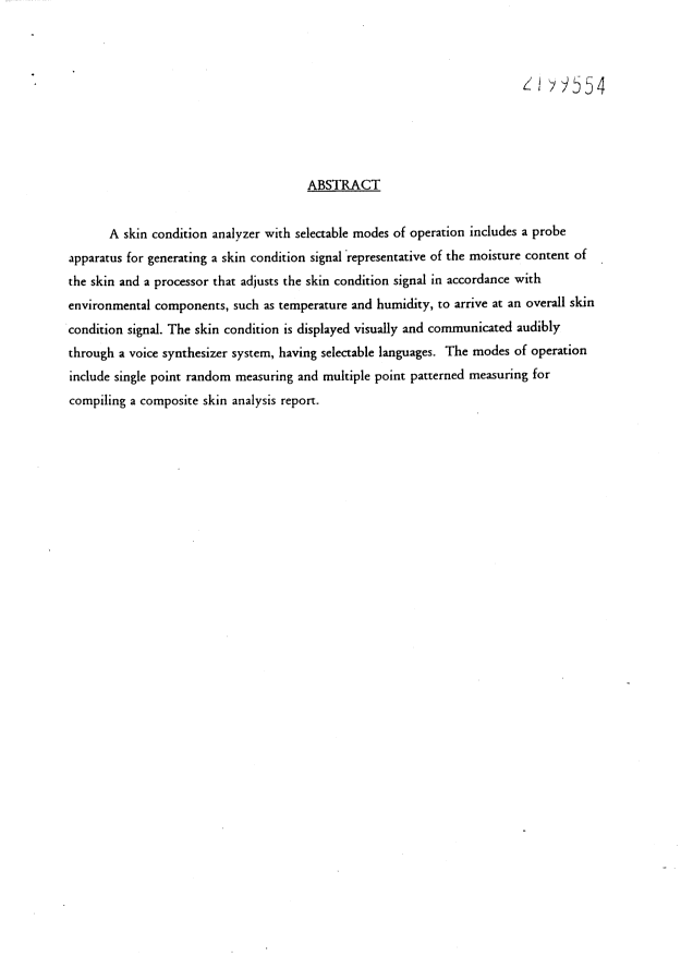 Canadian Patent Document 2199554. Abstract 19970310. Image 1 of 1