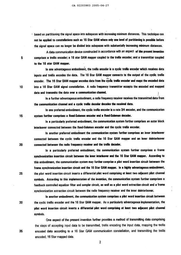 Canadian Patent Document 2203903. Description 20070924. Image 2 of 25