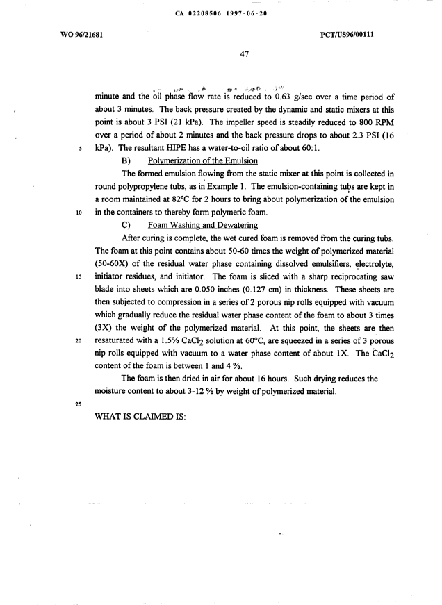 Document de brevet canadien 2208506. Description 19970620. Image 47 de 47