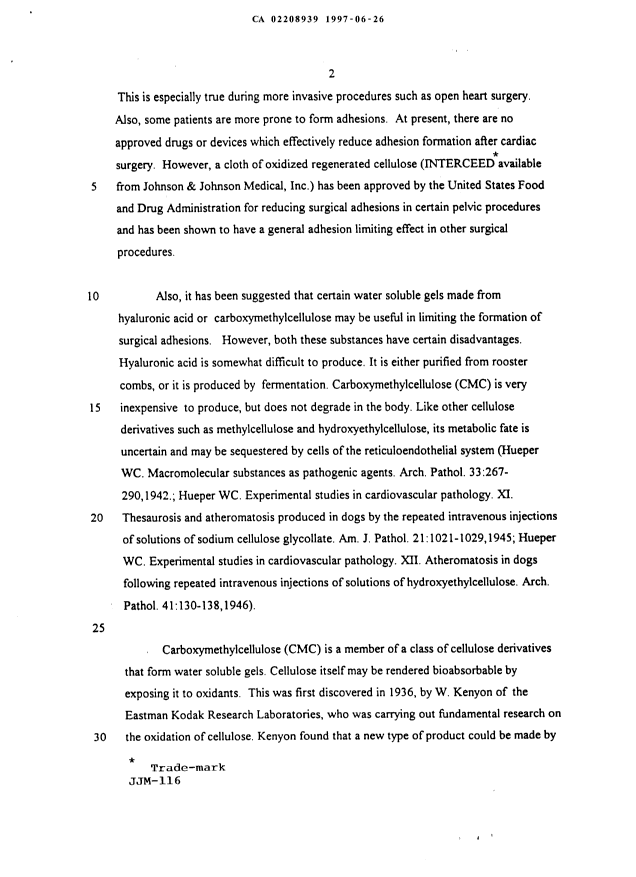 Canadian Patent Document 2208939. Description 20050711. Image 2 of 30