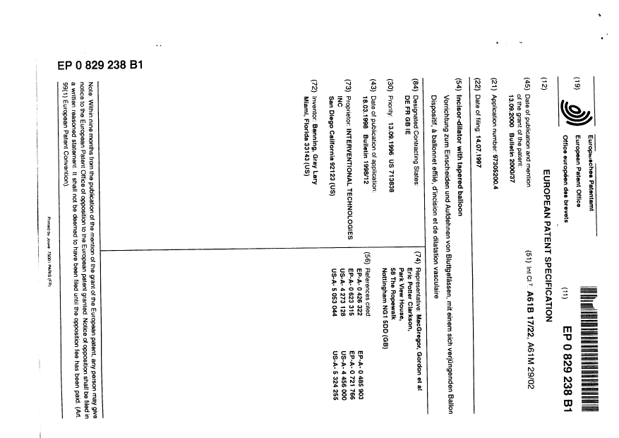 Document de brevet canadien 2209366. Poursuite-Amendment 19991220. Image 2 de 2