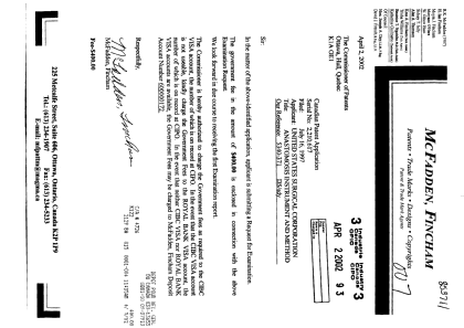 Canadian Patent Document 2210617. Prosecution-Amendment 20011202. Image 1 of 1