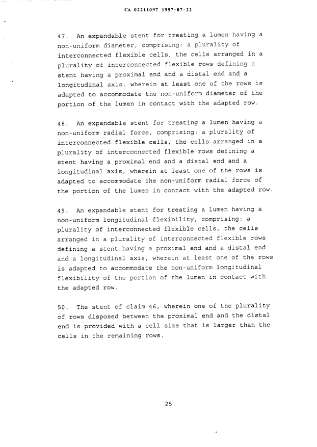 Canadian Patent Document 2211097. Claims 19970722. Image 10 of 10
