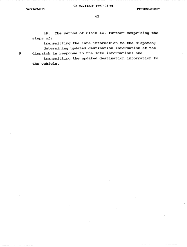 Document de brevet canadien 2212330. Revendications 19970805. Image 12 de 12