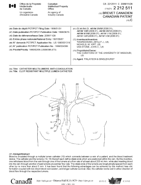 Canadian Patent Document 2212511. Cover Page 20051230. Image 1 of 1