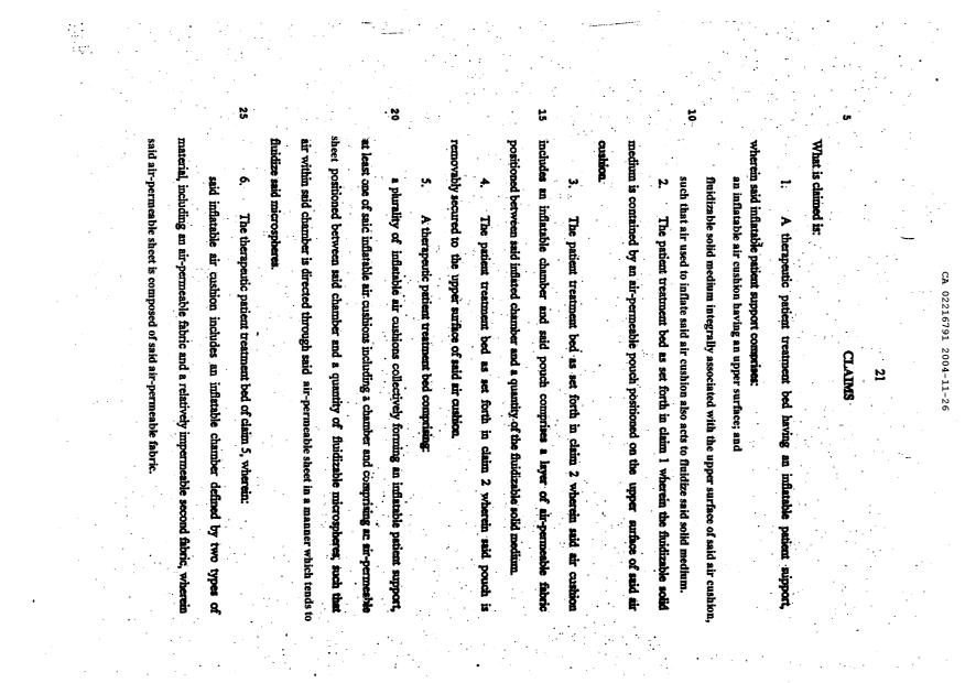 Document de brevet canadien 2216791. Revendications 20031226. Image 1 de 2