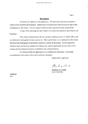 Canadian Patent Document 2217275. Prosecution-Amendment 20031223. Image 2 of 17