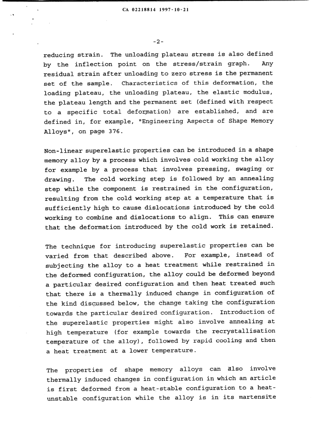 Canadian Patent Document 2218814. Description 19971021. Image 2 of 13