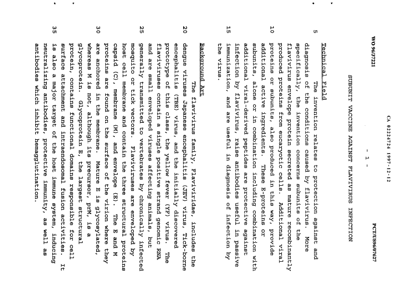 Canadian Patent Document 2224724. Description 20060125. Image 1 of 103
