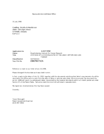 Canadian Patent Document 2227592. Correspondence 19980730. Image 1 of 1