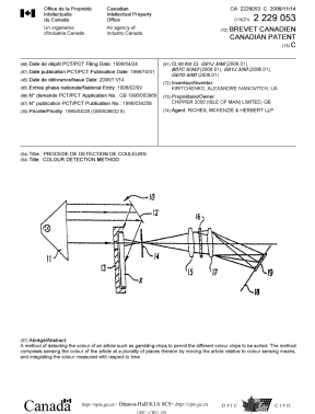 Canadian Patent Document 2229053. Cover Page 20061016. Image 1 of 1