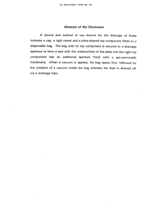 Document de brevet canadien 2229495. Abrégé 19980210. Image 1 de 1