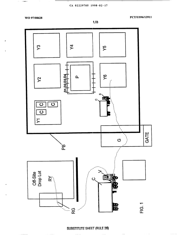 Document de brevet canadien 2229705. Dessins 19980217. Image 1 de 8