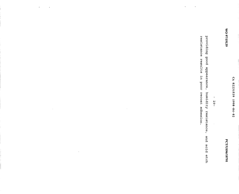 Canadian Patent Document 2231539. Description 19971202. Image 29 of 29