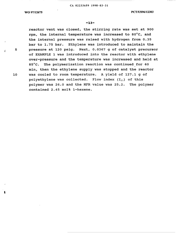 Canadian Patent Document 2233659. Description 19980331. Image 13 of 13