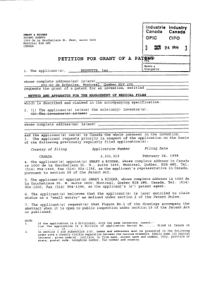 Canadian Patent Document 2233794. Correspondence 19971224. Image 2 of 2