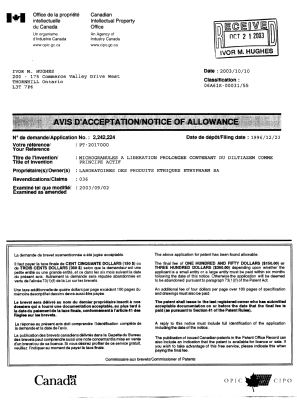 Canadian Patent Document 2242224. Correspondence 20021222. Image 2 of 2