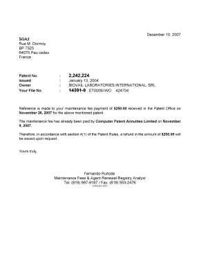 Canadian Patent Document 2242224. Correspondence 20061210. Image 1 of 1