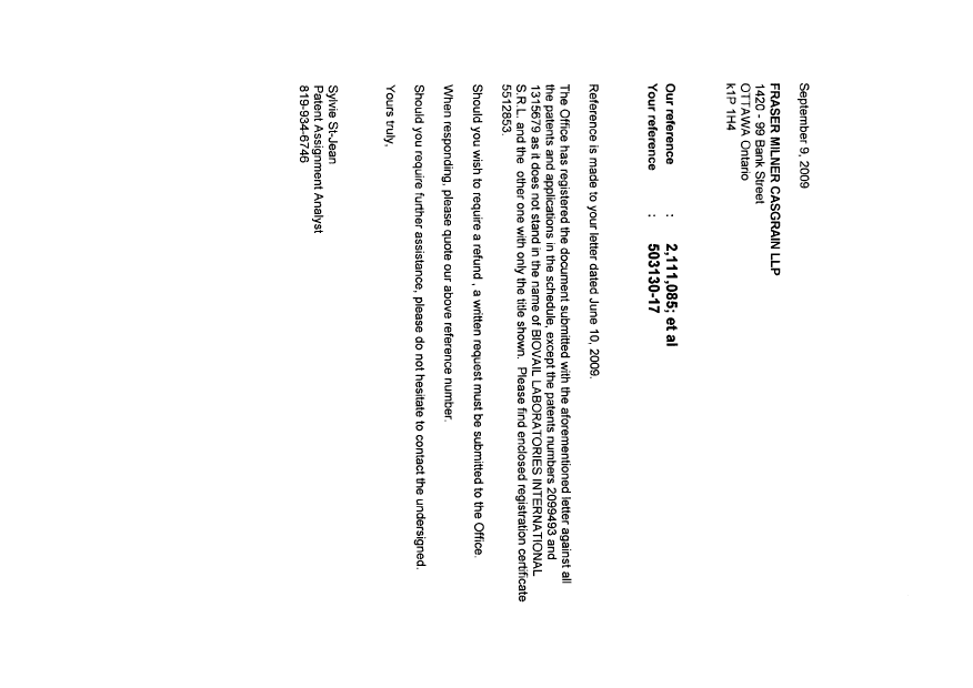 Canadian Patent Document 2242224. Correspondence 20081209. Image 1 of 11